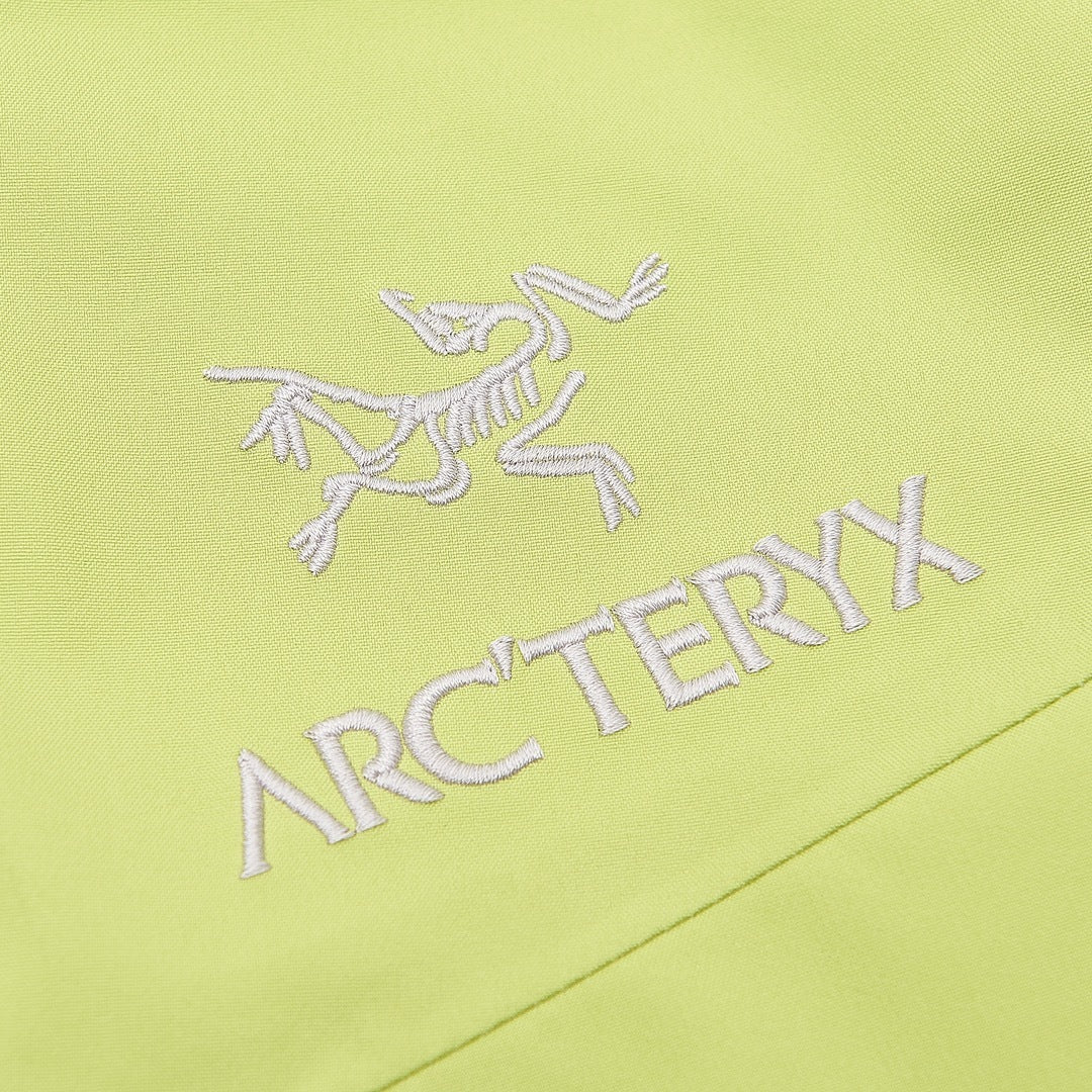 Arc'teryx Alpha SV Series Men's Hooded Waterproof Outdoor Jacket in "Lime Green"