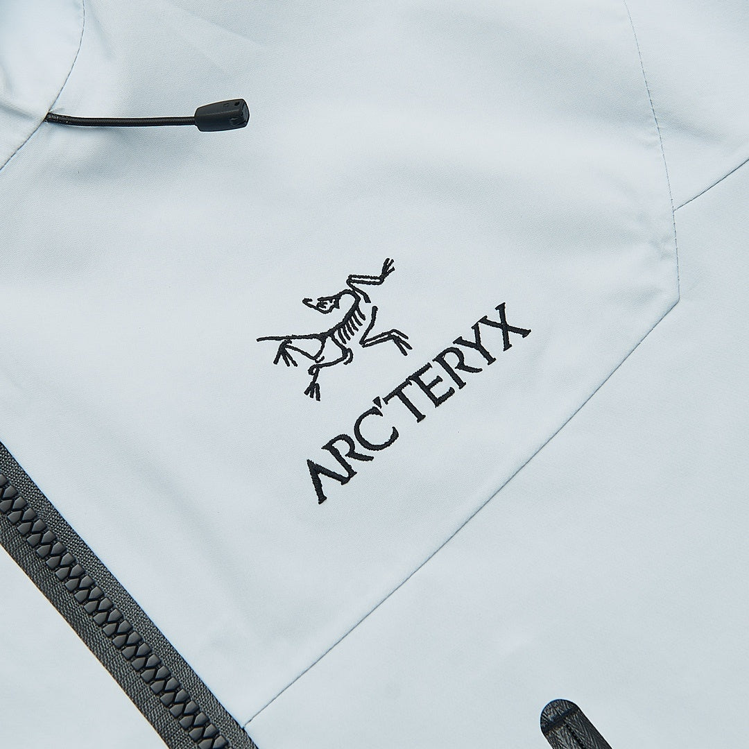Arc'teryx Alpha SV Series Men's Waterproof Hard Shell Jacket "Light Blue"